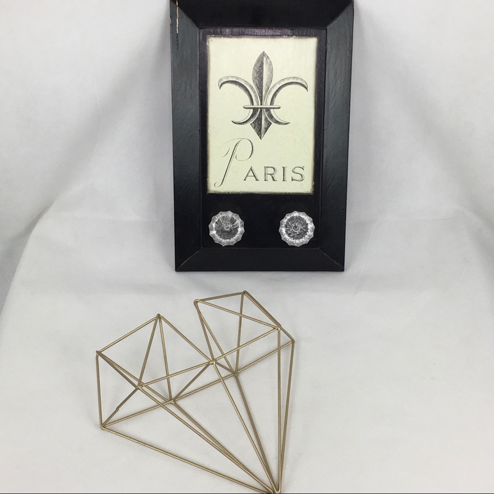 Paris Wall Plaque/ Coat Hat Rack